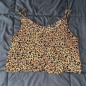 Leopard print tank
